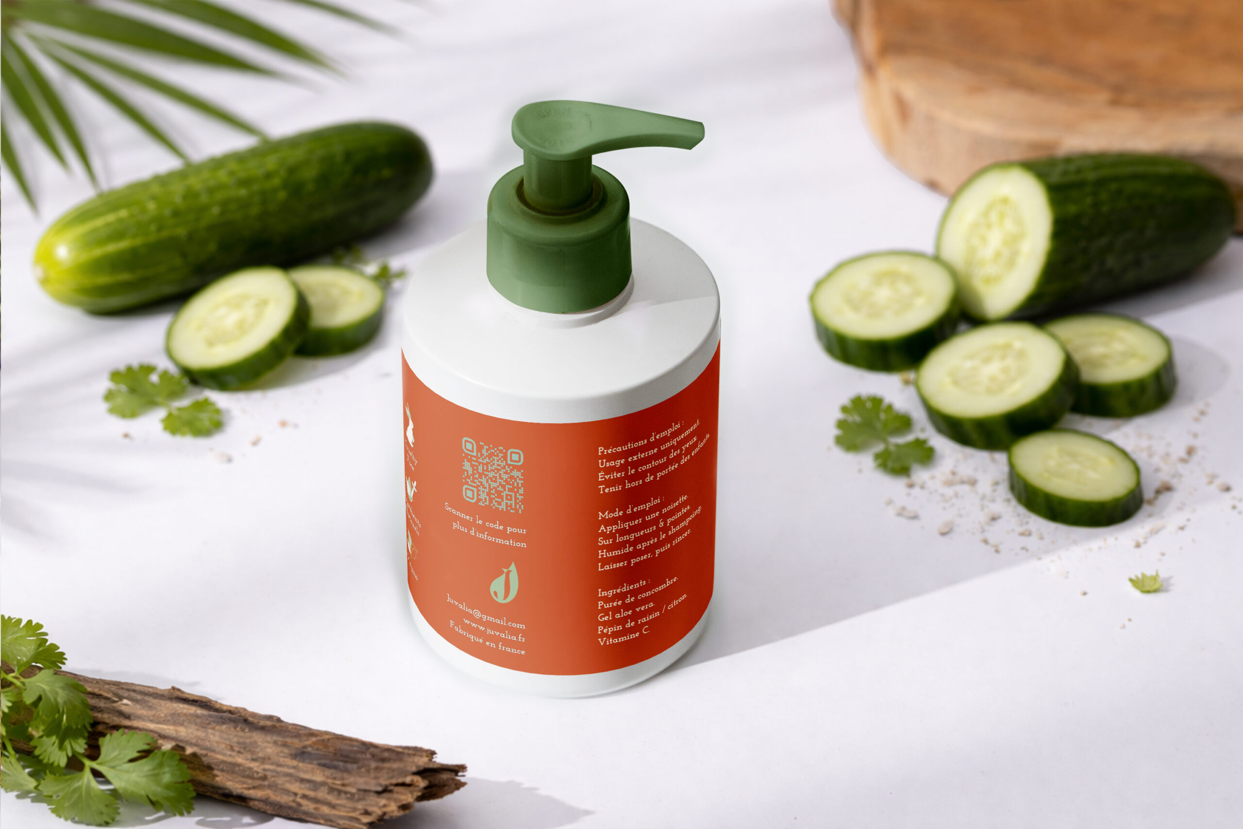 Crème cheveux au concombre – Image 2