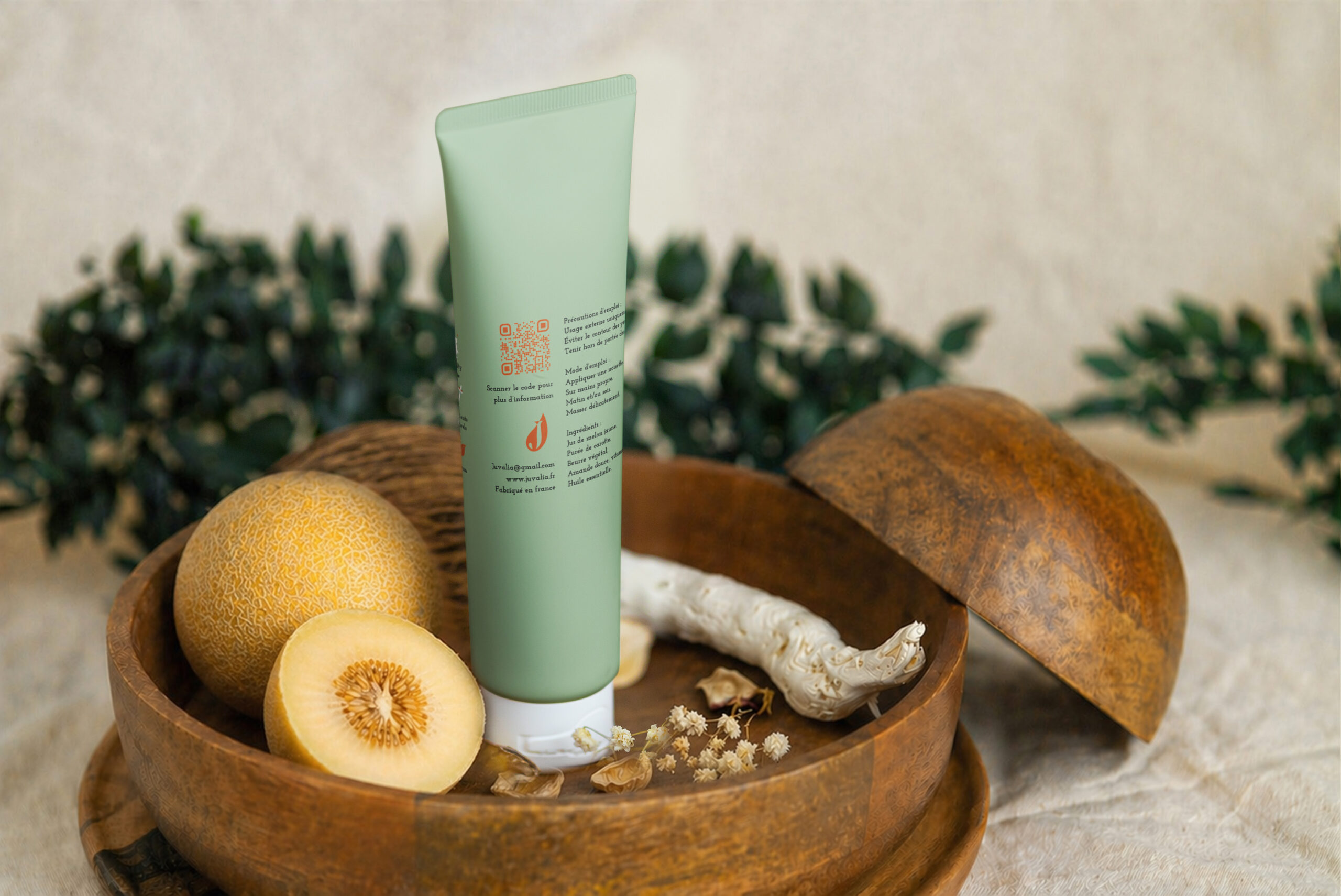 Crème mains au melon jaune – Image 2