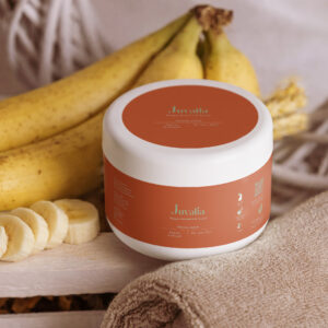 Masque cheveux à la banane
