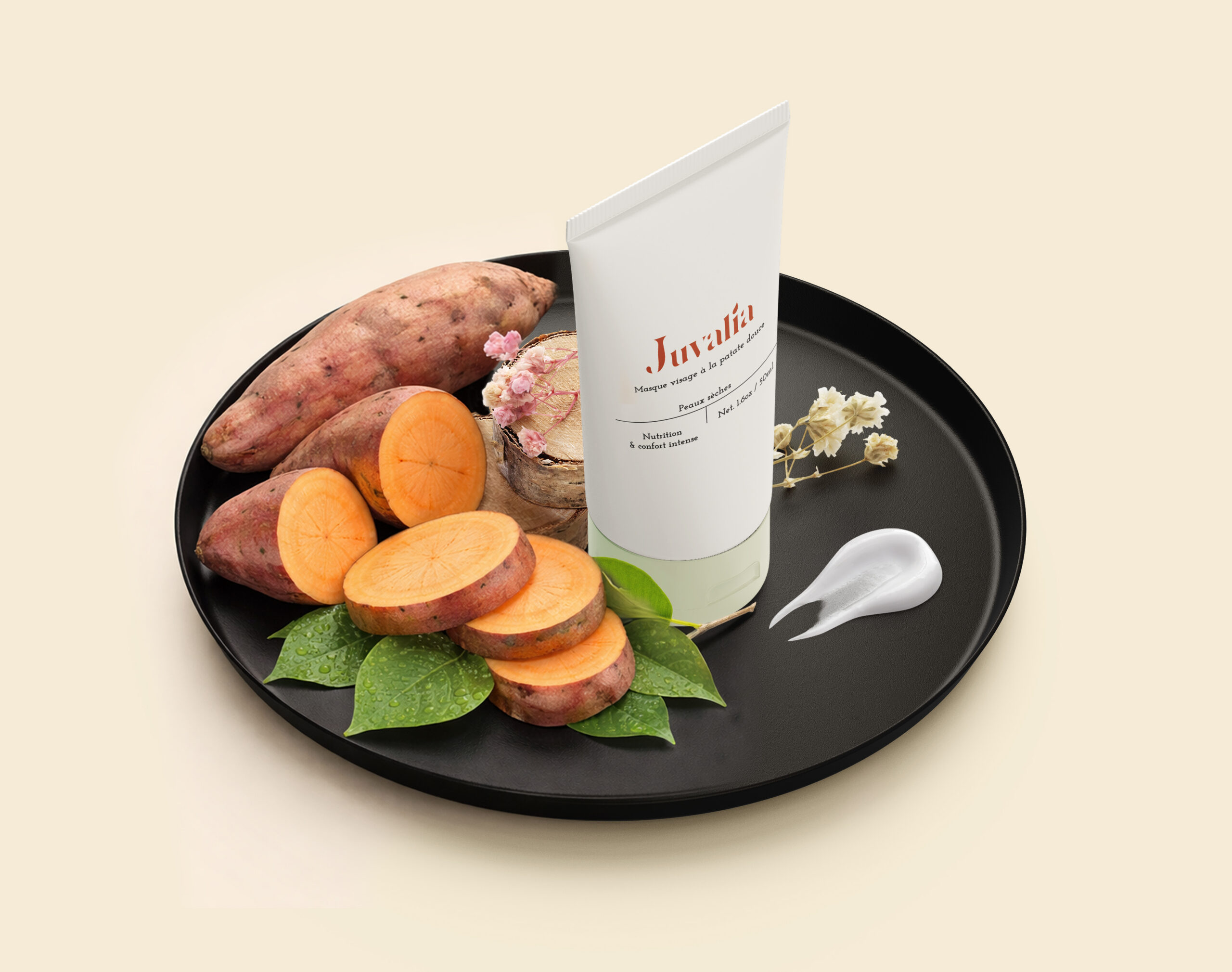 Masque visage à la patate douce