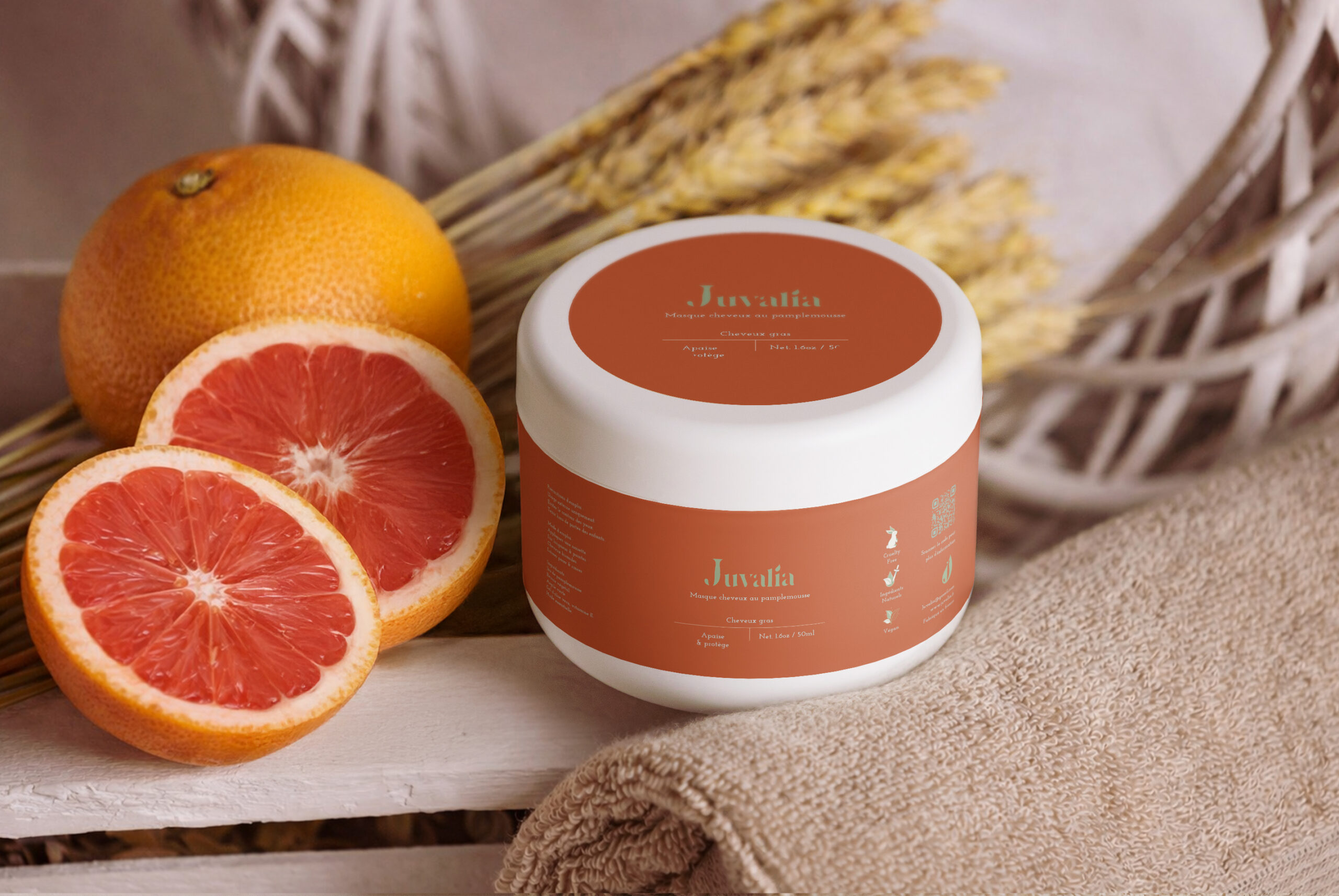 Masque cheveux au pamplemousse