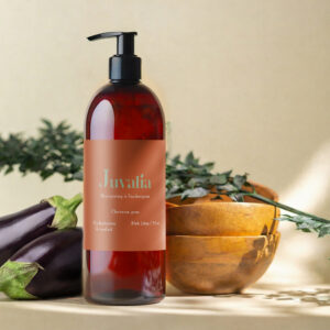 Shampoing à l'aubergine